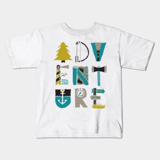 Adventure (for Light Color) Kids T-Shirt